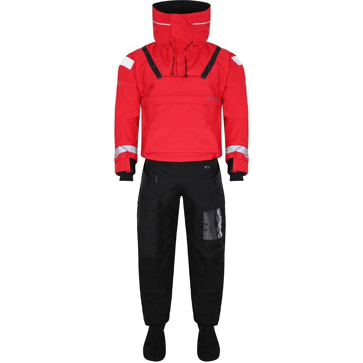 2026 Typhoon Mens PS440 2.0 Drysuit 100202 - Red / Black